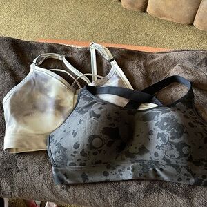 Nike Women's Strappy Sports Bra & Under Armor sports bra
